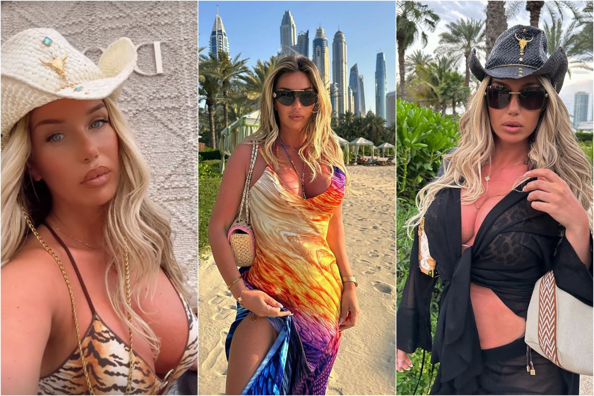 Аделина Тахири ја отвори бикини-сезоната: Пејачката фаќа тен на плажа во Дубаи