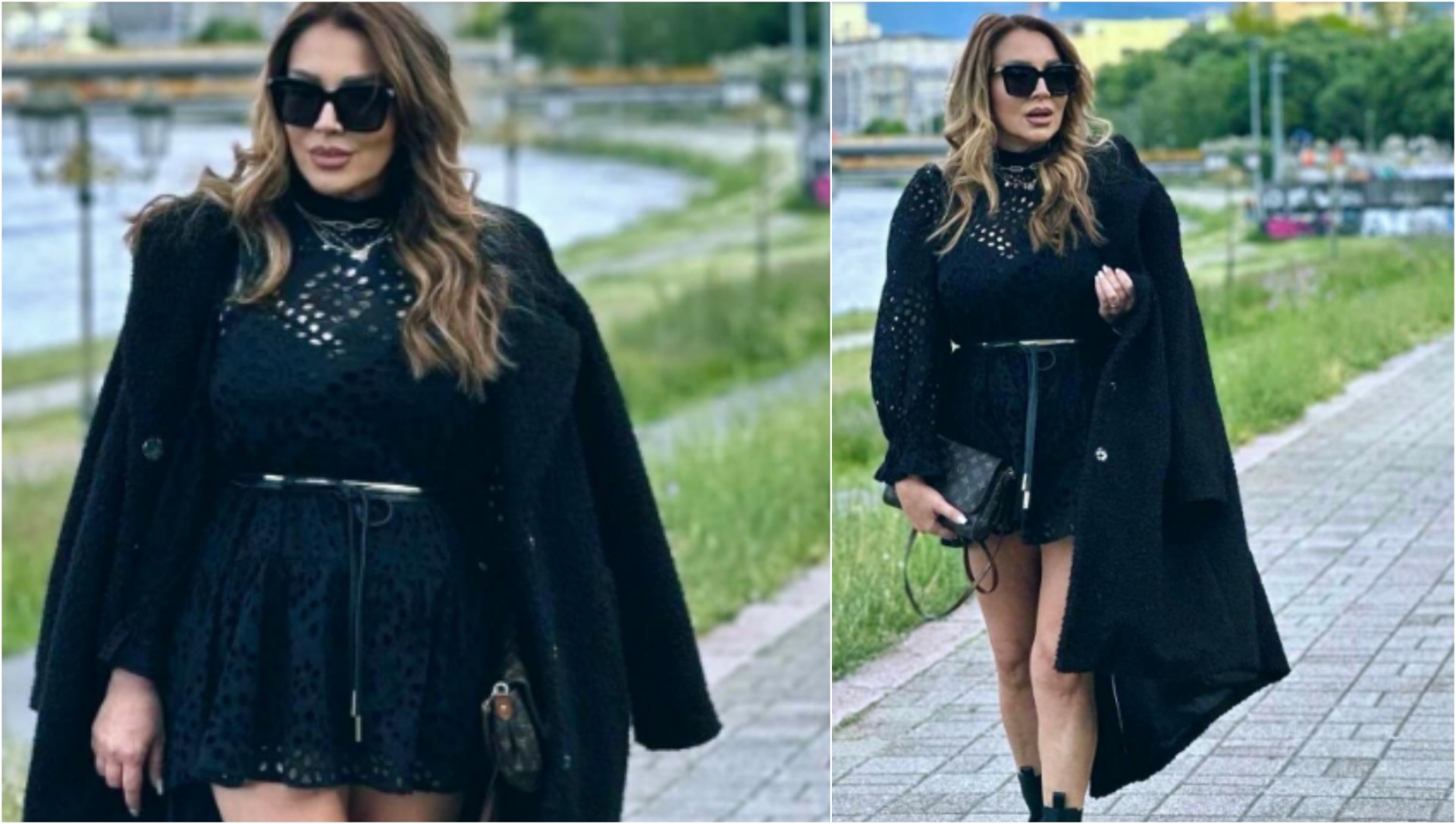Стил на денот: Лила Филиповска во црн мини фустан кој е тренд број еден годинава