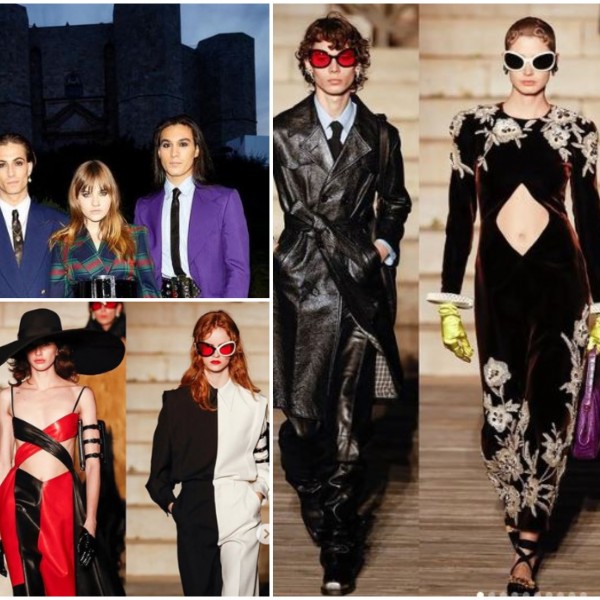 Мрачен гламур, светки и мистерија - спектакуларна Gucci ревија за која долго ќе се зборува: Манескин одржаа лекција по мода (ФОТО)