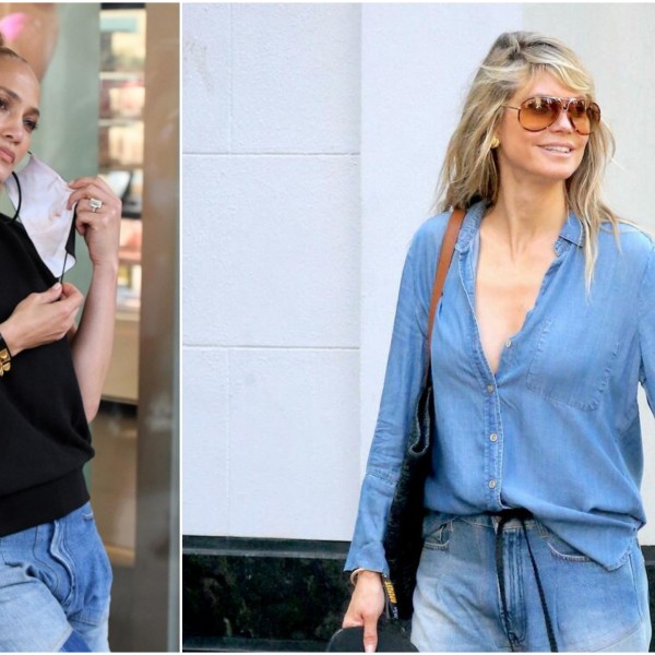 Ќе ги носите или ќе се згрозите од нив: И Хајди Клум ги носи вртоглаво скапите фармерки кои ги има и Џенифер Лопез (ФОТО)