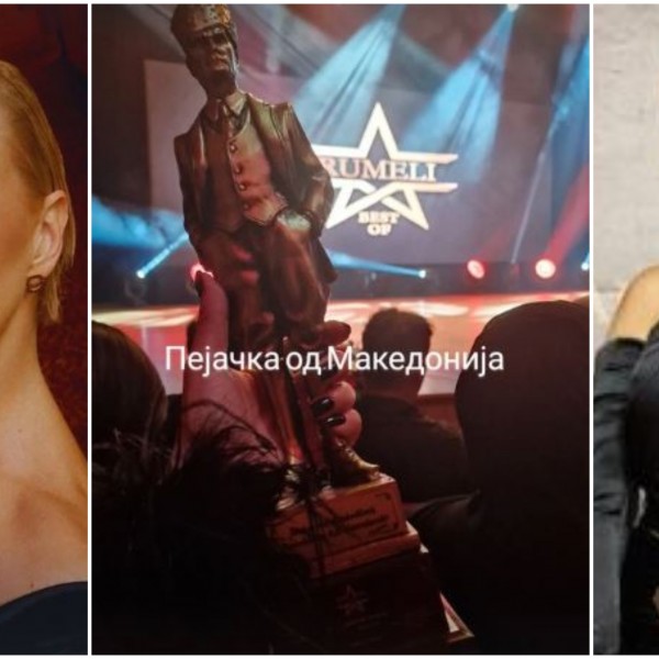 Тодевска ечеше во Турција: Тамара избрана за „Најдобра македонска пејачка“ на 