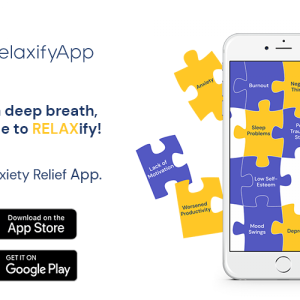 RelaxifyApp првата интерактивна апликација за подобрување на менталнотo здравје