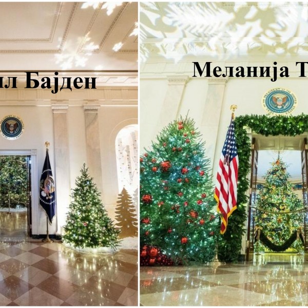 Џил Бајден ја покажа Божиќната декорација во Белата куќа, Меланија „подобро ја заврши задачата“? (ВИДЕО-ФОТО)