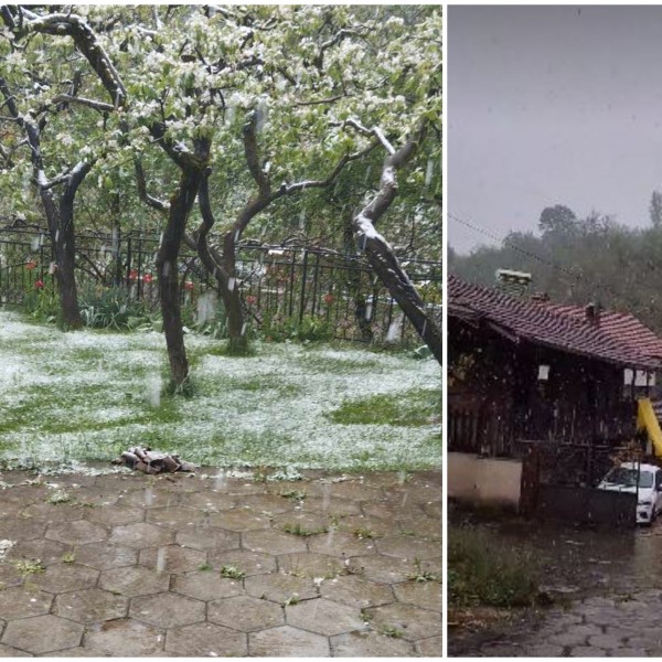 Снег во април во Македонија: Еве каде почна да вее