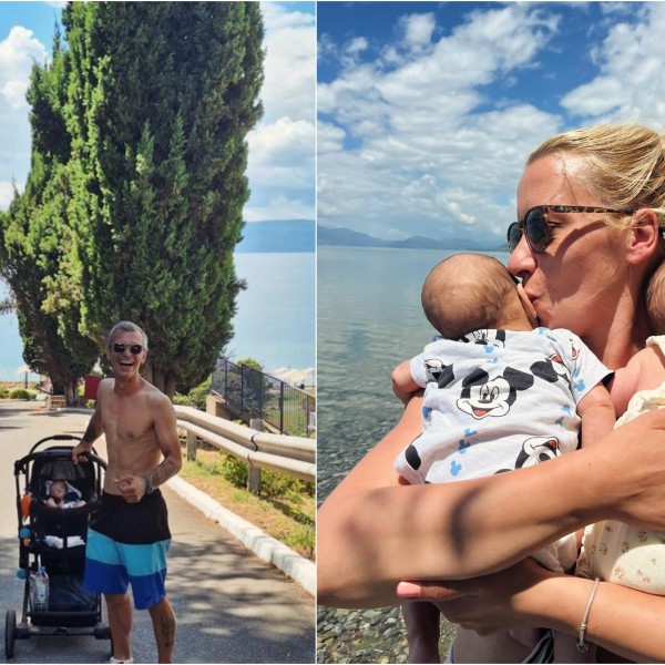 Марко и сопругата на прв одмор со близнаците: Тие нема да се сеќаваат, ама ние никогаш нема да го заборавиме првото одење на плажа со нив